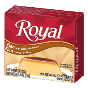 Royal Flan dessert mix box