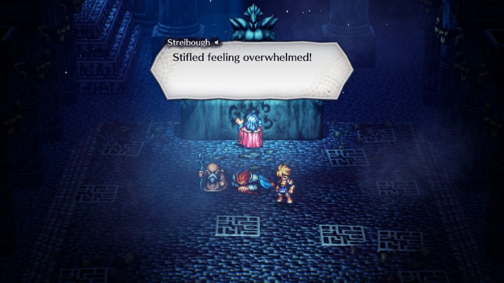 Streibough: Stifled feeling overwhelmed!